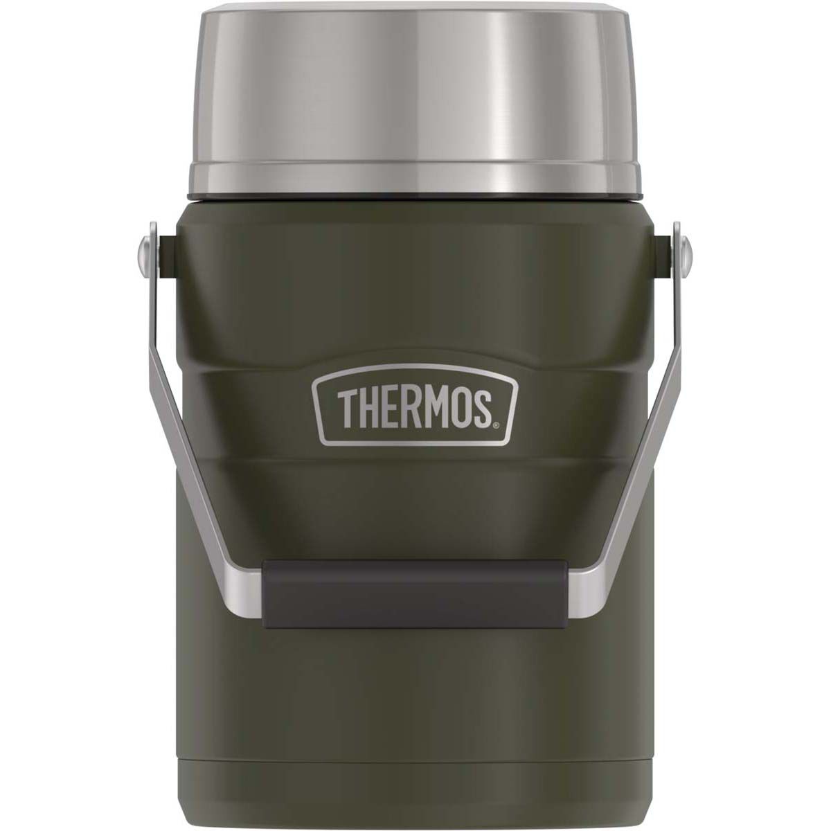 Thermos King Vacuum Insulated Food Jar 1.39L Matte Army, , bcf_hi-res