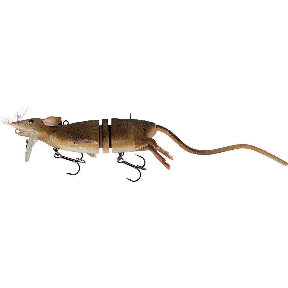 Savage 3D Rad Rat Surface Lure 30cm Brown BCF