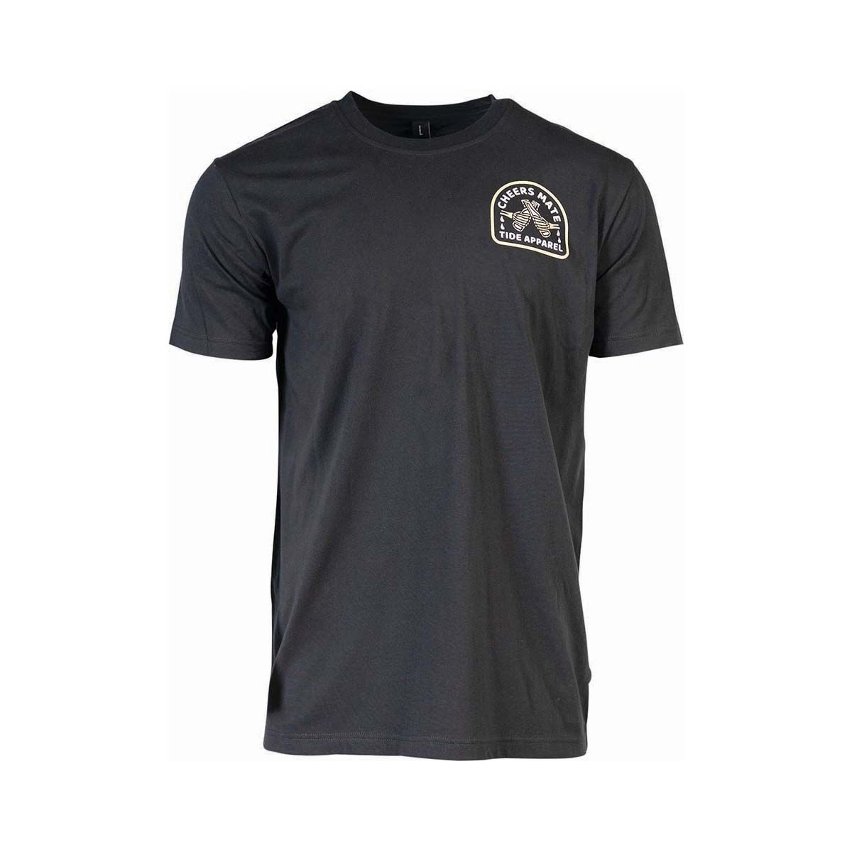 Tide Apparel Men's Cheers Short Sleeve Tee Grey S, Grey, bcf_hi-res
