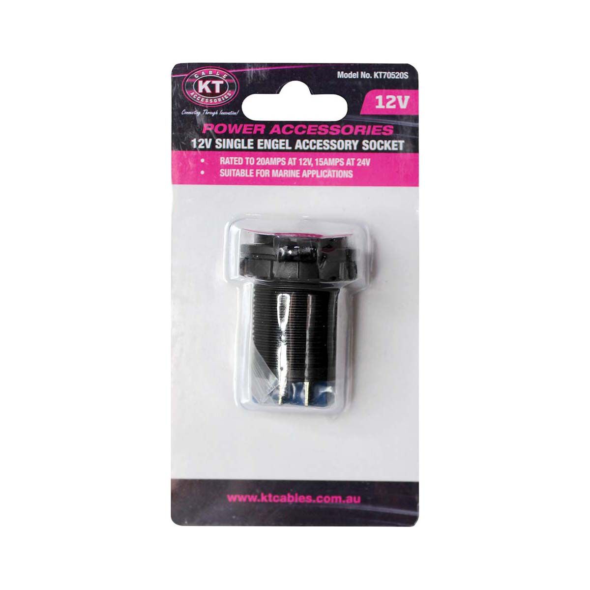 KT Cables Engel Single Accessory Socket 12V, , bcf_hi-res