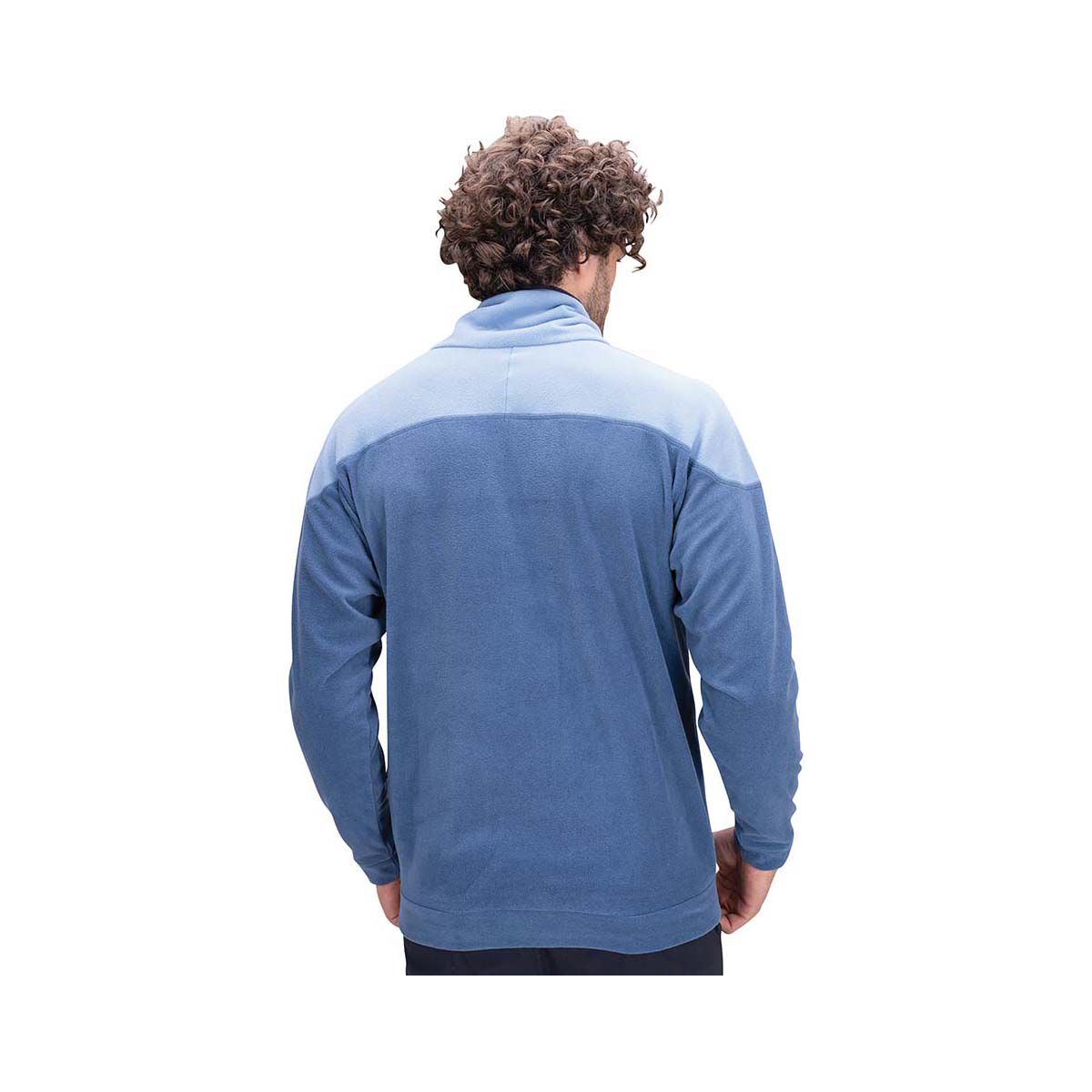 Macpac Men's Heritage Light Fleece Pullover, Coronet Blue / Dark Denim, bcf_hi-res