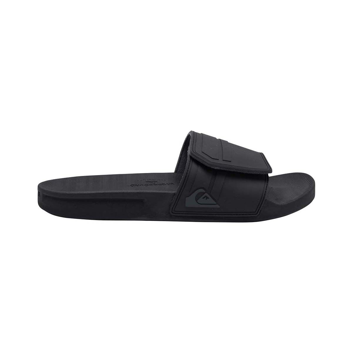 Quiksilver Men&rsquo;s Adjust Rivi Slides Black/Grey US 8, Black/Grey, bcf_hi-res