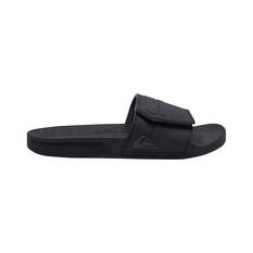 Quiksilver Men’s Adjust Rivi Slides Black/Grey US 8, Black/Grey, bcf_hi-res