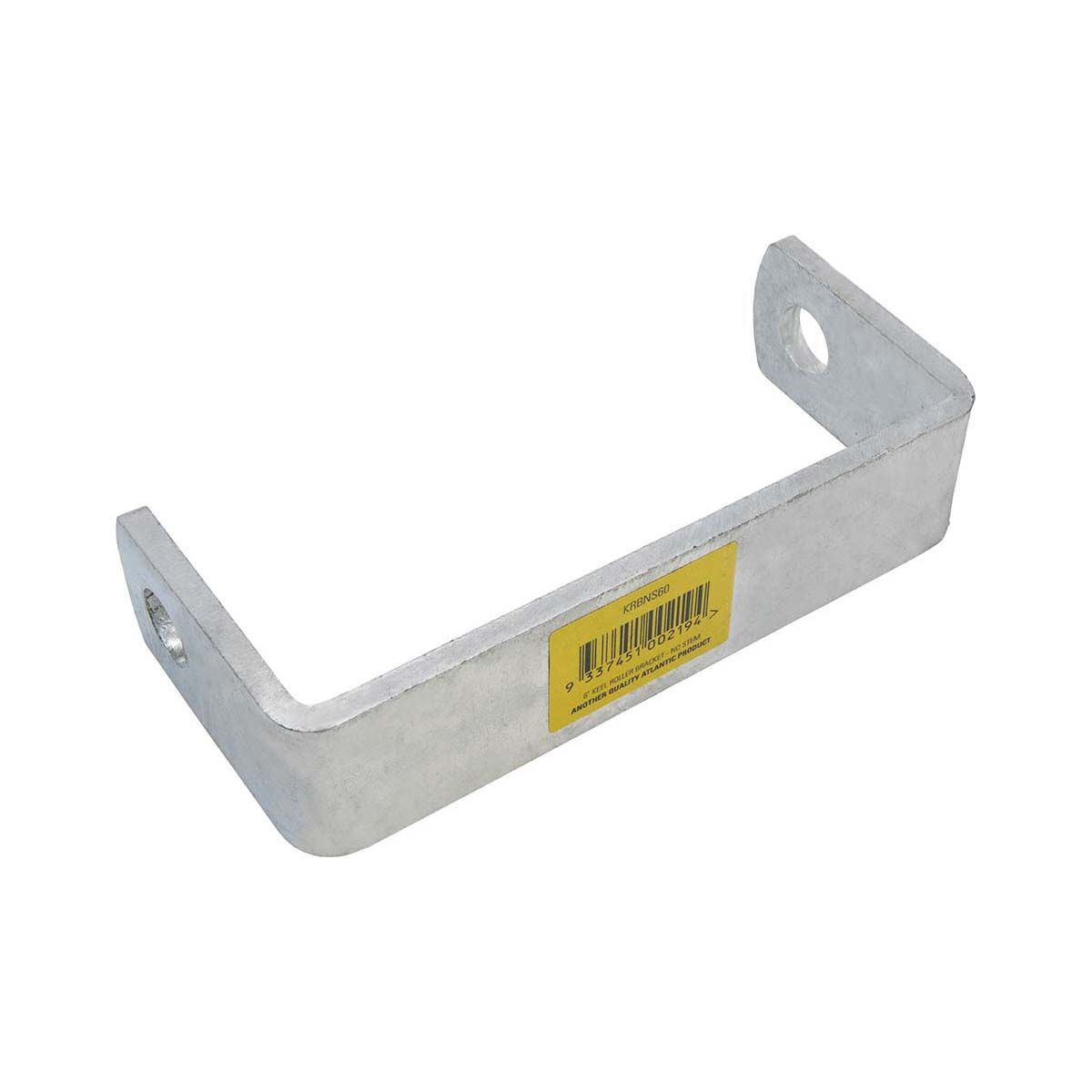 Atlantic Boat Trailer Bracket 6" No Stem Keel Roller Galvanised, , bcf_hi-res