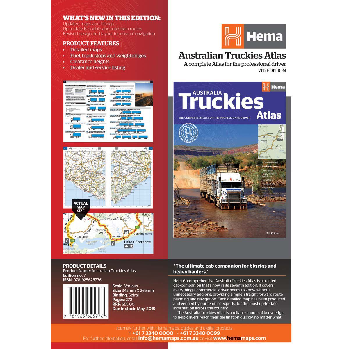 Hema Map Australia Truckies Atlas, , bcf_hi-res