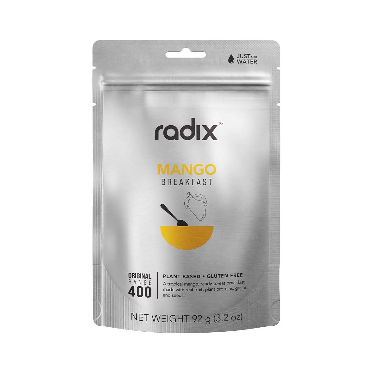 Radix Nutrition Freeze Dried Mango Breakfast 400kcal, , bcf_hi-res