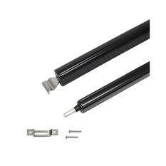 Aussie Traveller Curved Roof Mini Rafter, Black, bcf_hi-res
