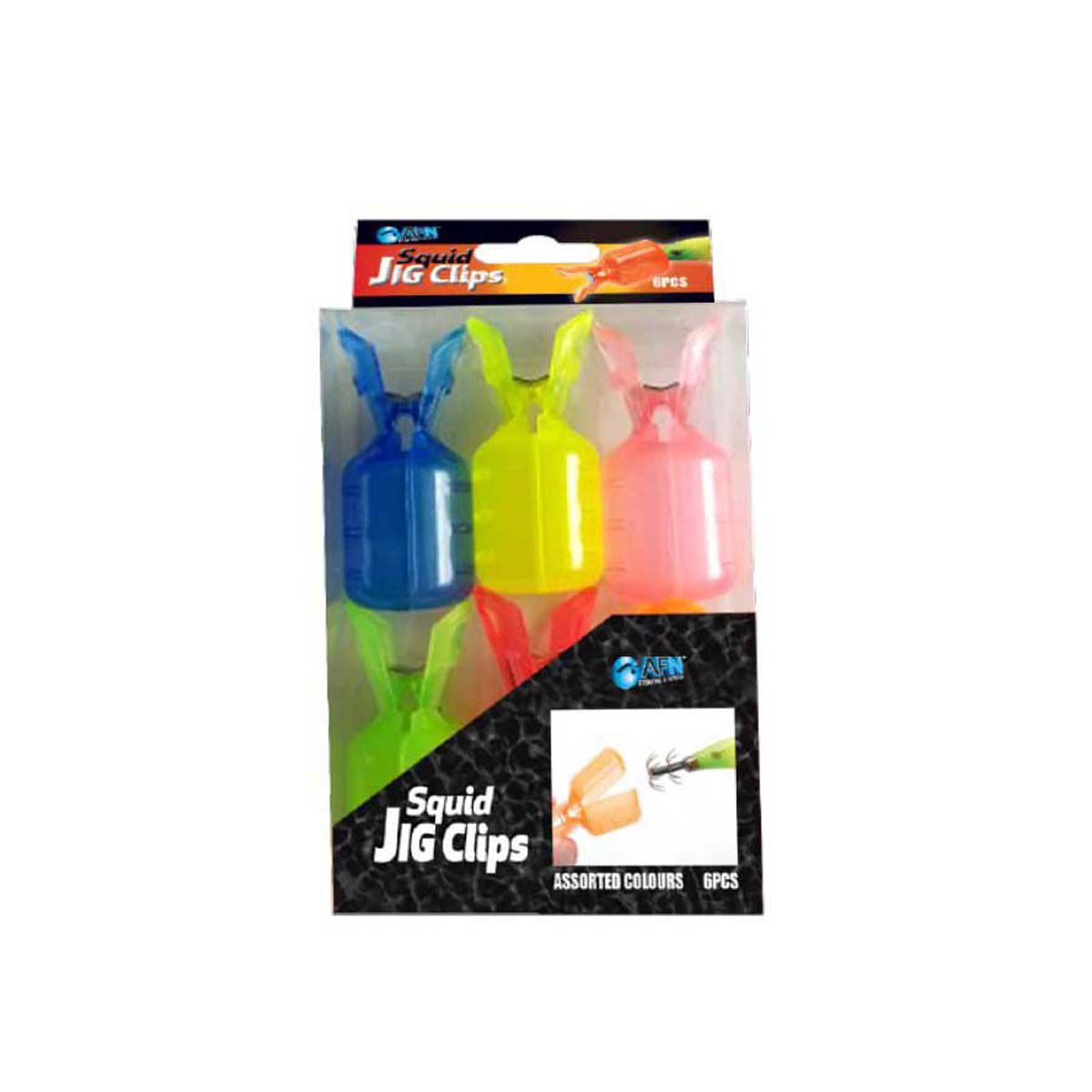 AFN Assorted Squid Jig Clips, , bcf_hi-res