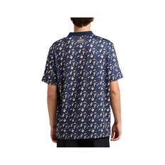 The Mad Hueys Men’s Mad Fisherman Short Sleeve Polo, Navy, bcf_hi-res