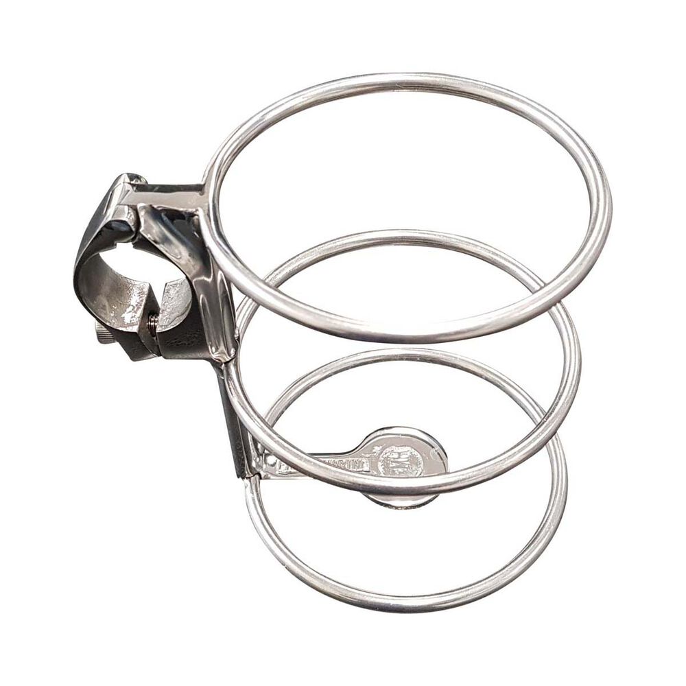 Frank Marine Stainless Steel 25mm Rail Mount Drink Holder BCF