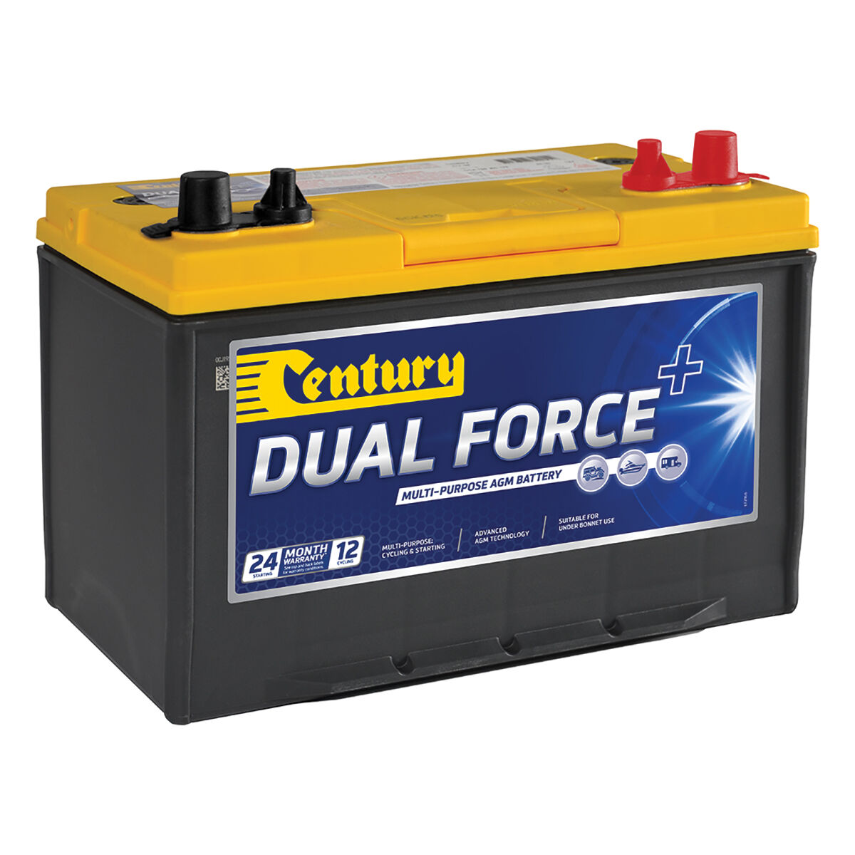 Century Dual Force Dual Purpose Battery 27LX MF, , bcf_hi-res