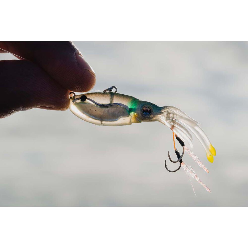 Nomad Squidtrex Vibe Lure 55mm White Glow