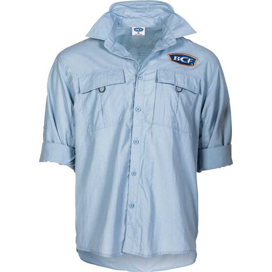 BCF Men's Long Sleeve Fishing Shirt Spray 5XL BCF