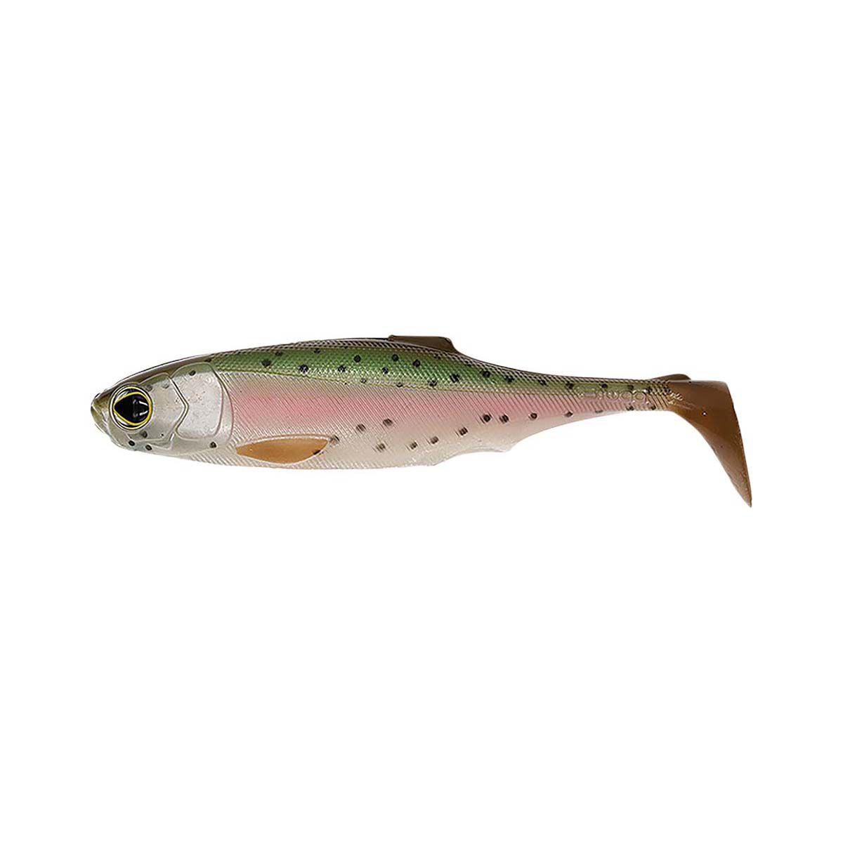 Biwaa Submission Shad 3 Pack Soft Plastic Lure 5in Rainbow Trout BCF