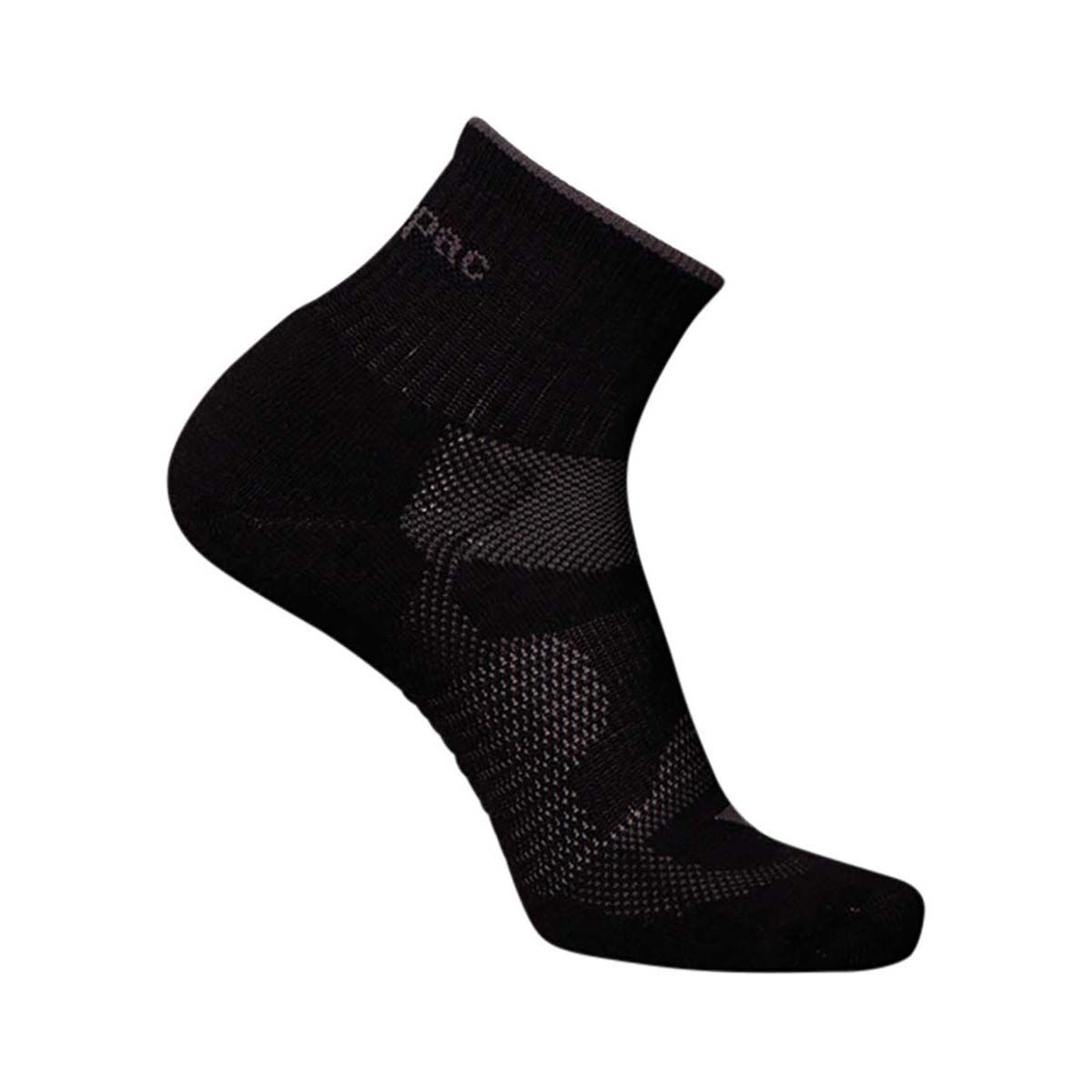 Macpac Merino Quarter Socks, Black, bcf_hi-res