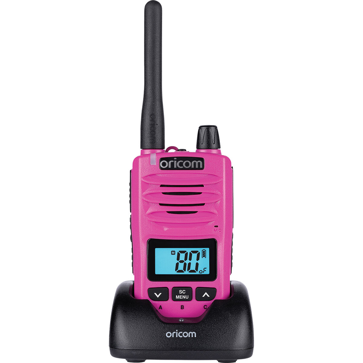 Oricom UHF CB Radio 5W With Speaker Mic Pink DTX600PNK, , bcf_hi-res