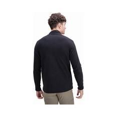 Macpac Men's Tui Fleece Pullover V6, Black, bcf_hi-res