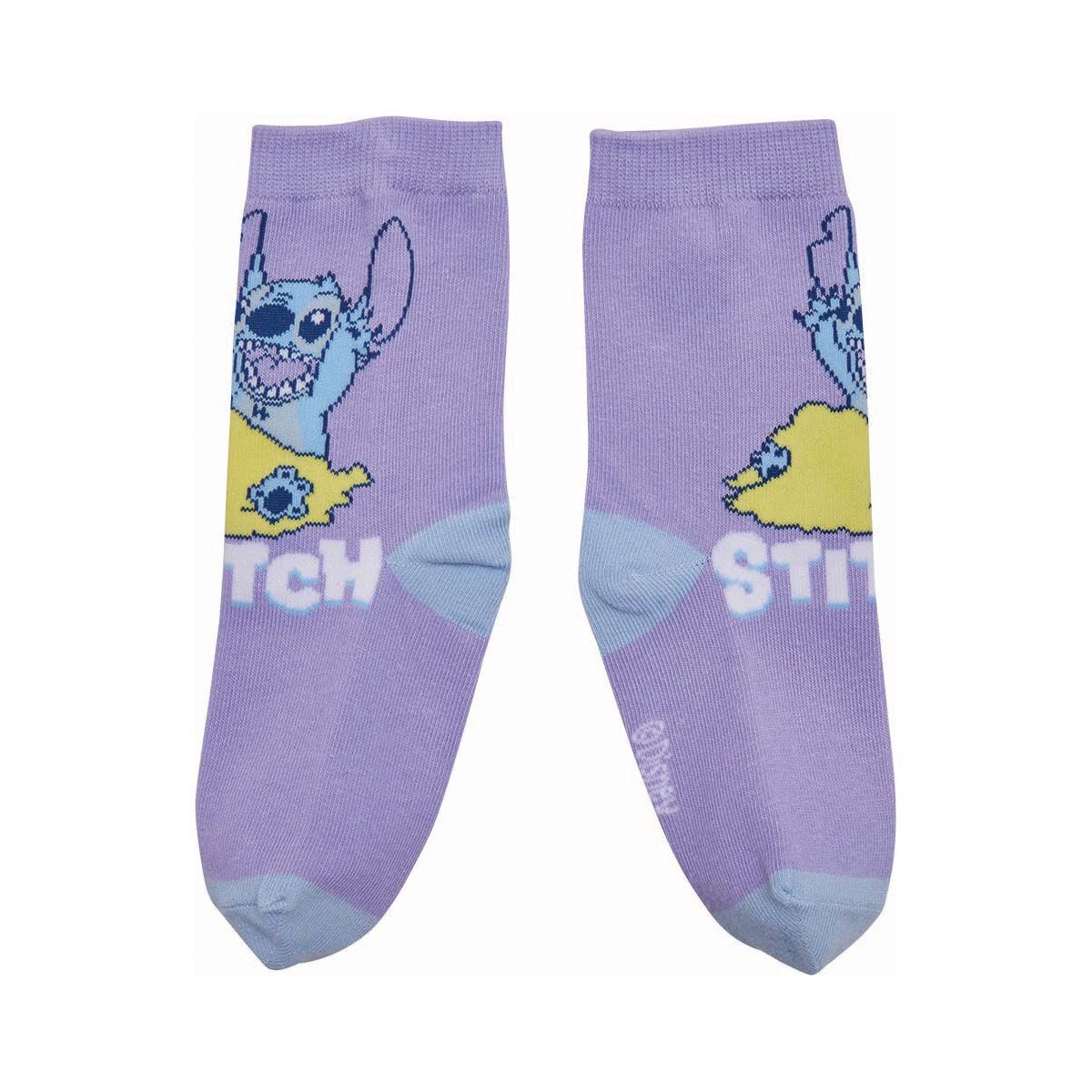 Stitch Kids&rsquo; Socks Gift Box Purple / Blue 5-8, Purple / Blue, bcf_hi-res