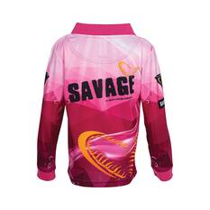 Savage Gear Kids' Little Savage Bream Fishing Shirt, Pink, bcf_hi-res