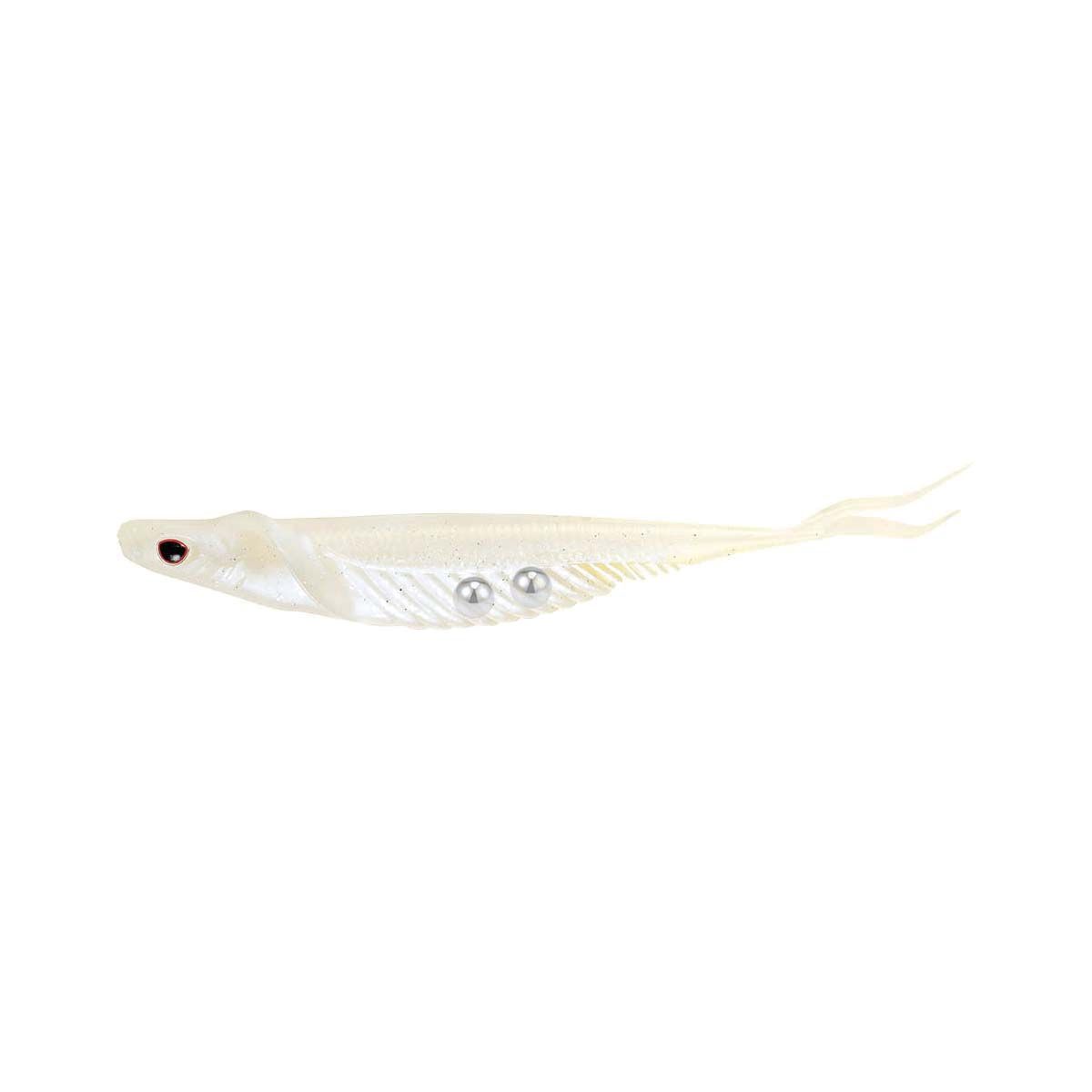 Nomad Live Ops Cobra Shad Soft Plastic Lure 3.75in Pearl, Pearl, bcf_hi-res