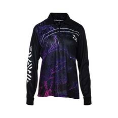 Daiwa Women's Storm Fishing Shirt Black 10, Black, bcf_hi-res