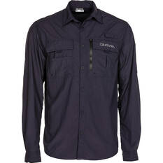 Daiwa Men's Long Sleeve Fishing Shirt Graphite S, Graphite, bcf_hi-res