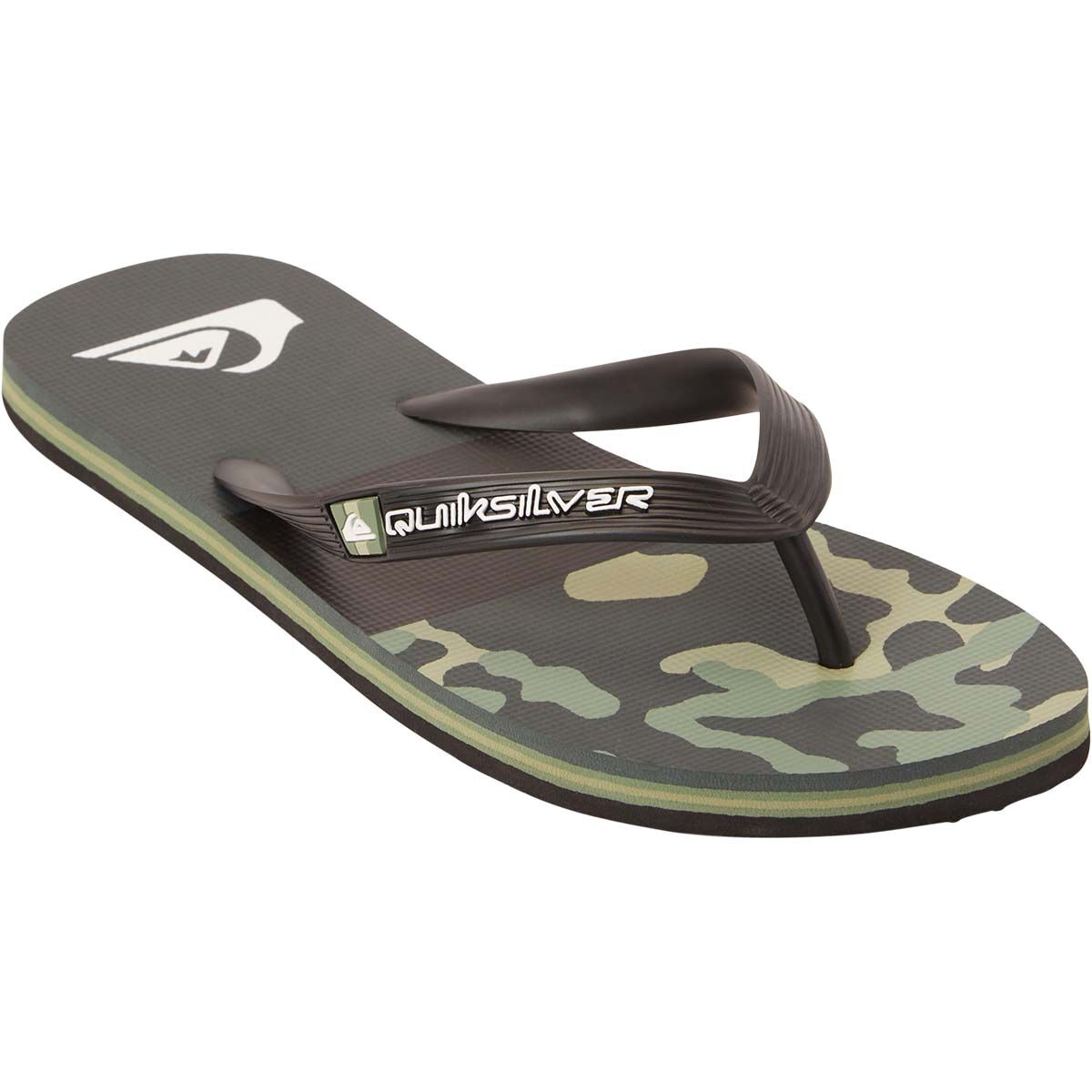 Quiksilver Men&rsquo;s Molokai Art II Thongs, Green, bcf_hi-res