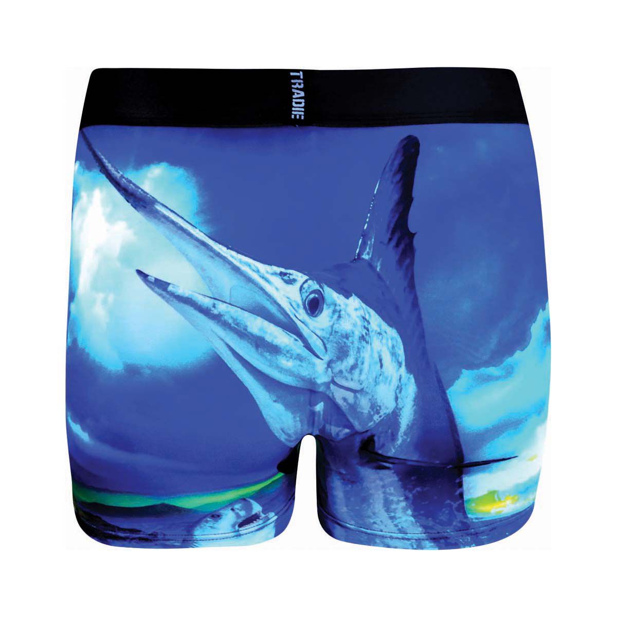 Tradie Men's Marlin Storm Trunks Print 2XL, Print, bcf_hi-res