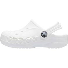 Crocs Kids' Baya Clogs, White, bcf_hi-res