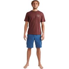 Quiksilver Waterman Men’s Outer Seas Short Sleeve Tee, Red Mahogany, bcf_hi-res
