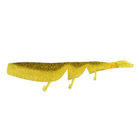 Daiwa Bait Junkie Prawn Soft Plastic Lure 3in Lemongrass, Lemongrass, bcf_hi-res