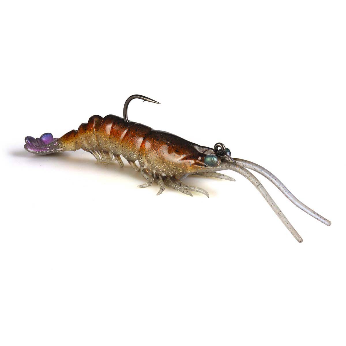 ZMan PrawnZ Elite Soft Plastic Lure 5in Brown Prawn, Brown Prawn, bcf_hi-res