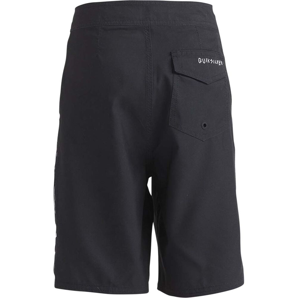 Quiksilver Youth Omni Bones Hybrid Boardshorts Black 12 BCF