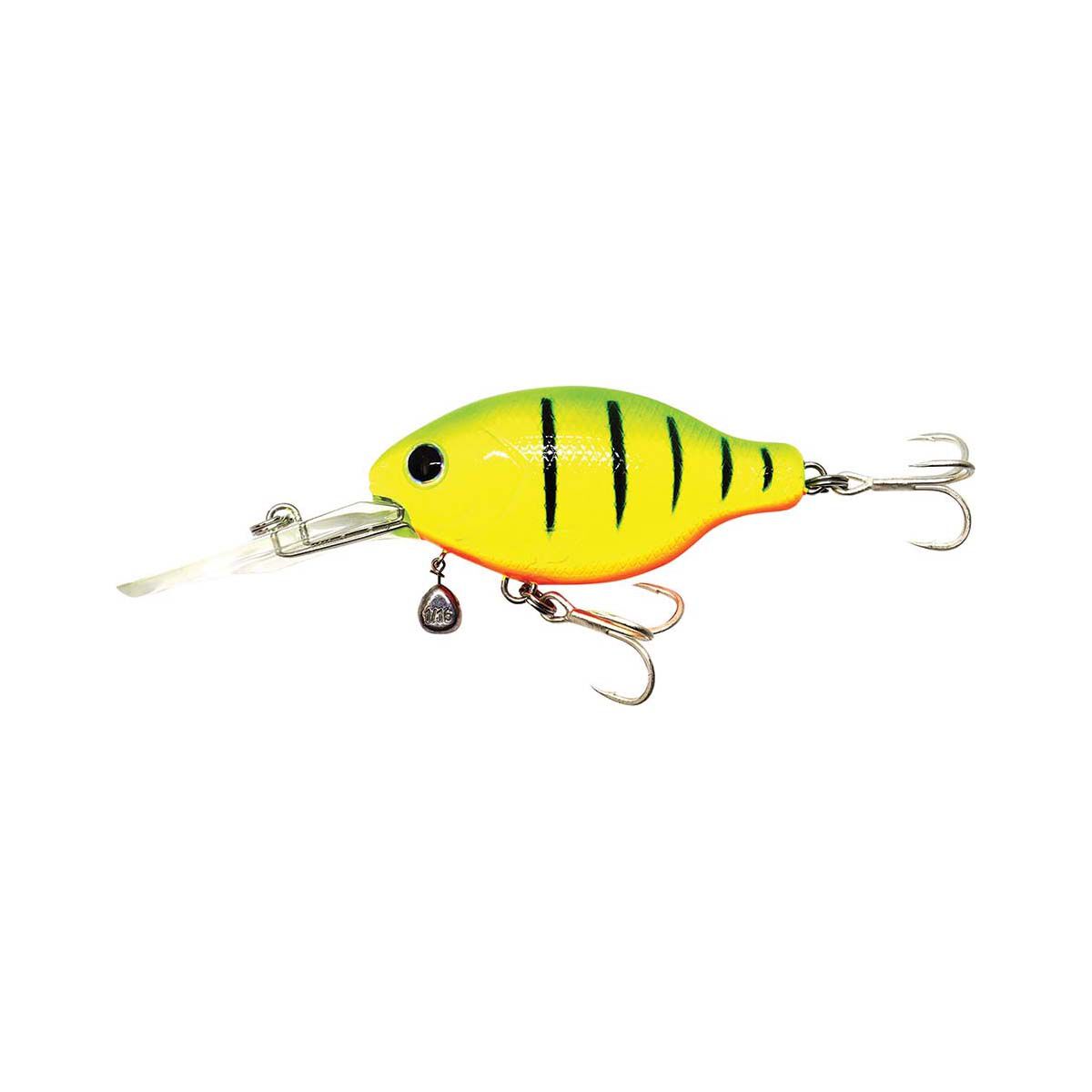 Barambah Deton8or Hard Body Lure 68mm Lime Tiger, Lime Tiger, bcf_hi-res