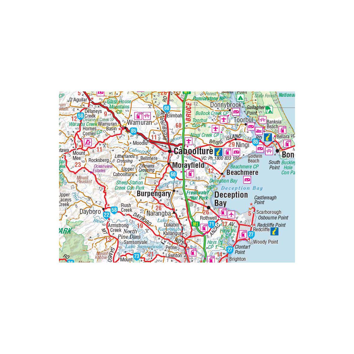 Hema Map Southeast Queensland Map, , bcf_hi-res