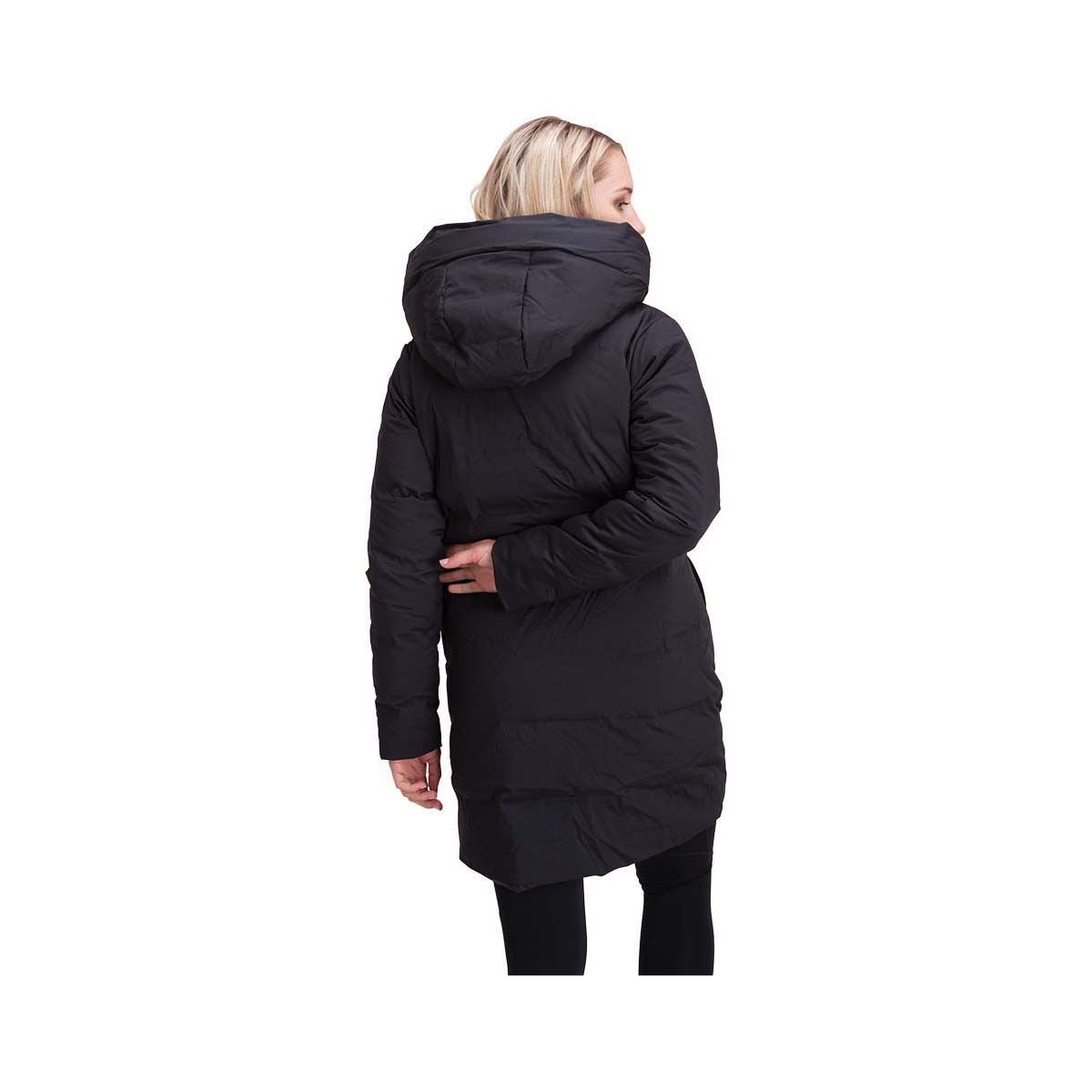 Macpac Women's Narvi Down Coat, Black, bcf_hi-res