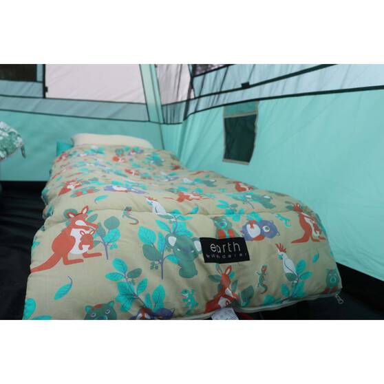 earth by Wanderer® Kids Land Cotton 5.2°C Sleeping Bag, , bcf_hi-res