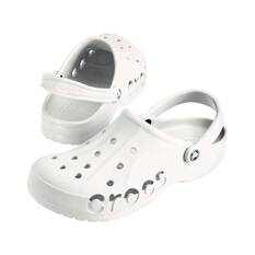 Crocs Unisex Baya Clogs White M12, White, bcf_hi-res