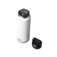 YETI® Rambler® Bottle 46 oz (1.4 L) with Chug Cap White, White, bcf_hi-res