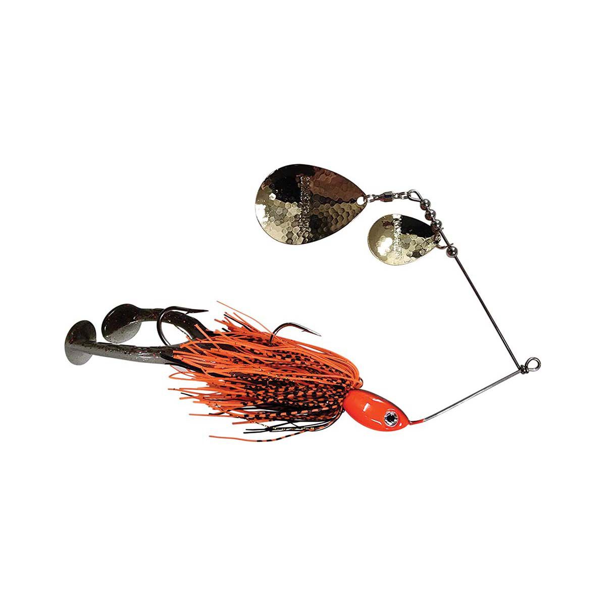 Gangster Mother Frogger Spinner Bait Lure 1oz Orange Black BCF