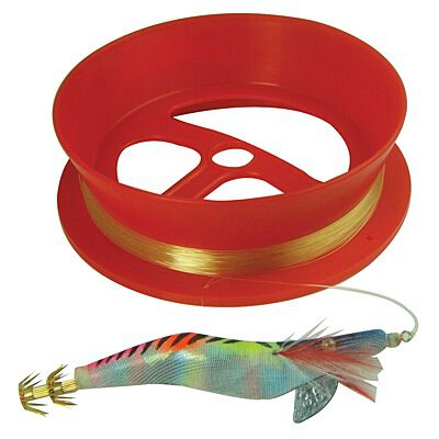 Pre-Rigged Hand Reel Squid 6in
