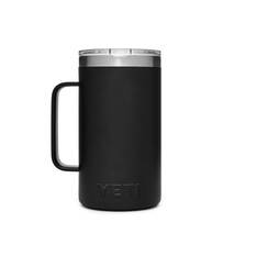 YETI® Rambler® 24 oz (710ml) Mug with MagSlider™ Lid Black, Black, bcf_hi-res