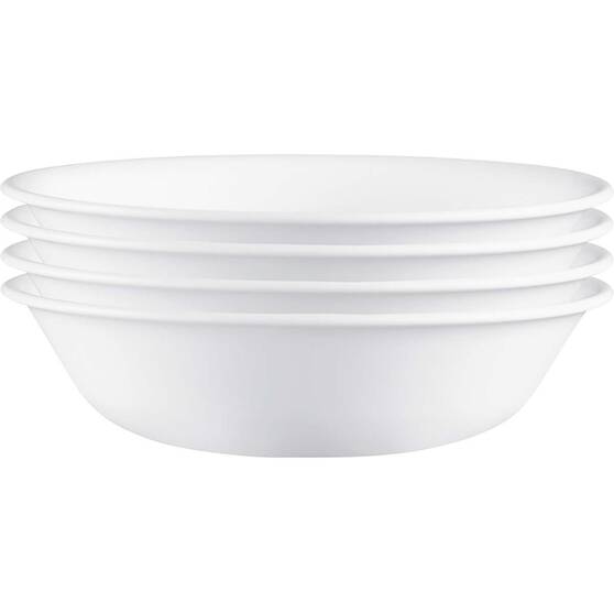 Corelle Soup/Cereal Bowl 523ml White 4 Pack, , bcf_hi-res