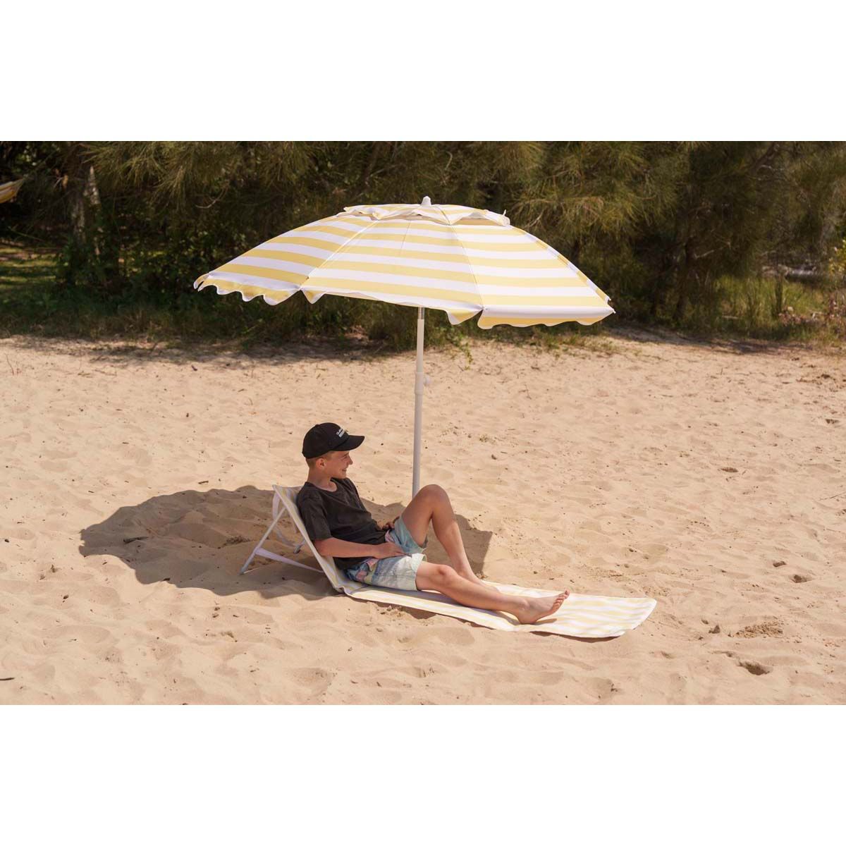 Wanderer Summer Stripe Beach Umbrella, , bcf_hi-res