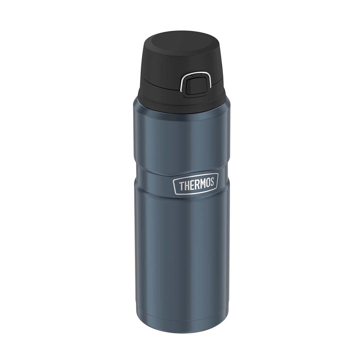Thermos King Stainless Steel Bottle with Flip Lid 710ml Slate, Slate, bcf_hi-res