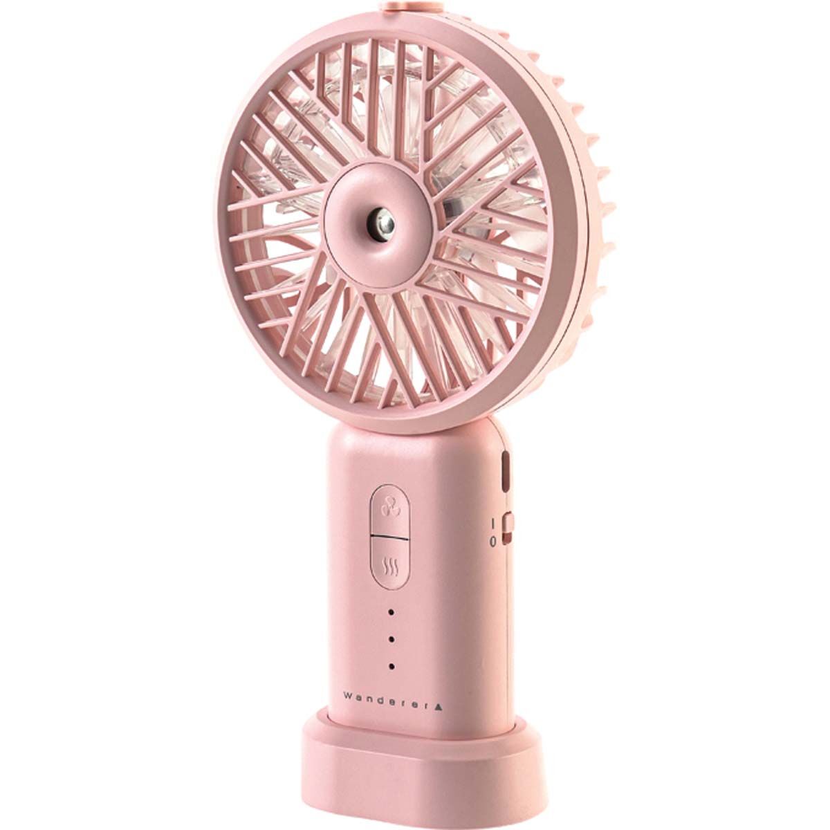Wanderer Handheld Misting Fan Pink, Pink, bcf_hi-res