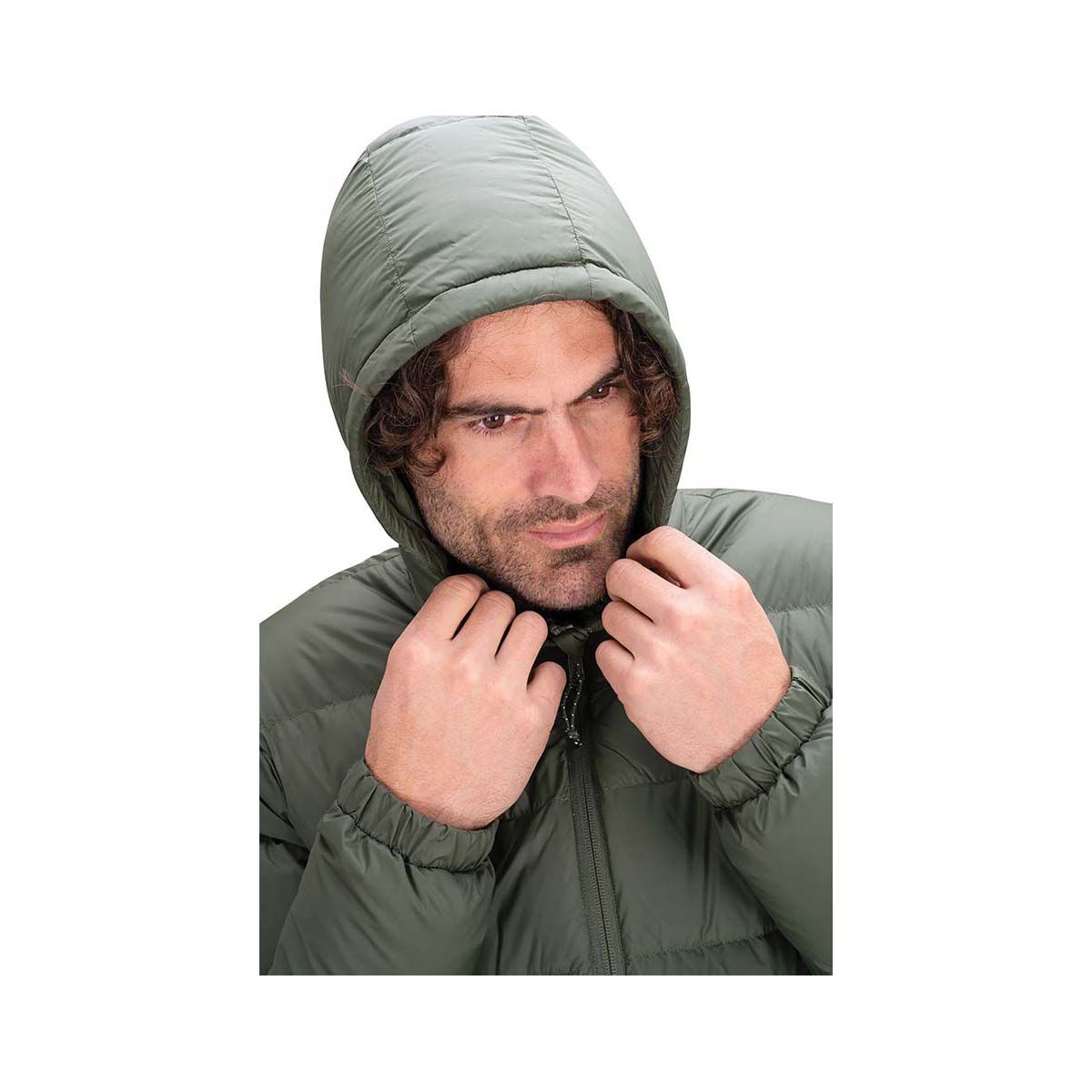 Macpac Men's Halo Hooded Puffer Jacket Kombu Green BCF
