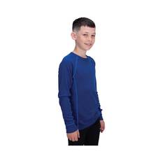 Macpac Kids' Geothermal Long Sleeve Top, Sodalite Blue, bcf_hi-res