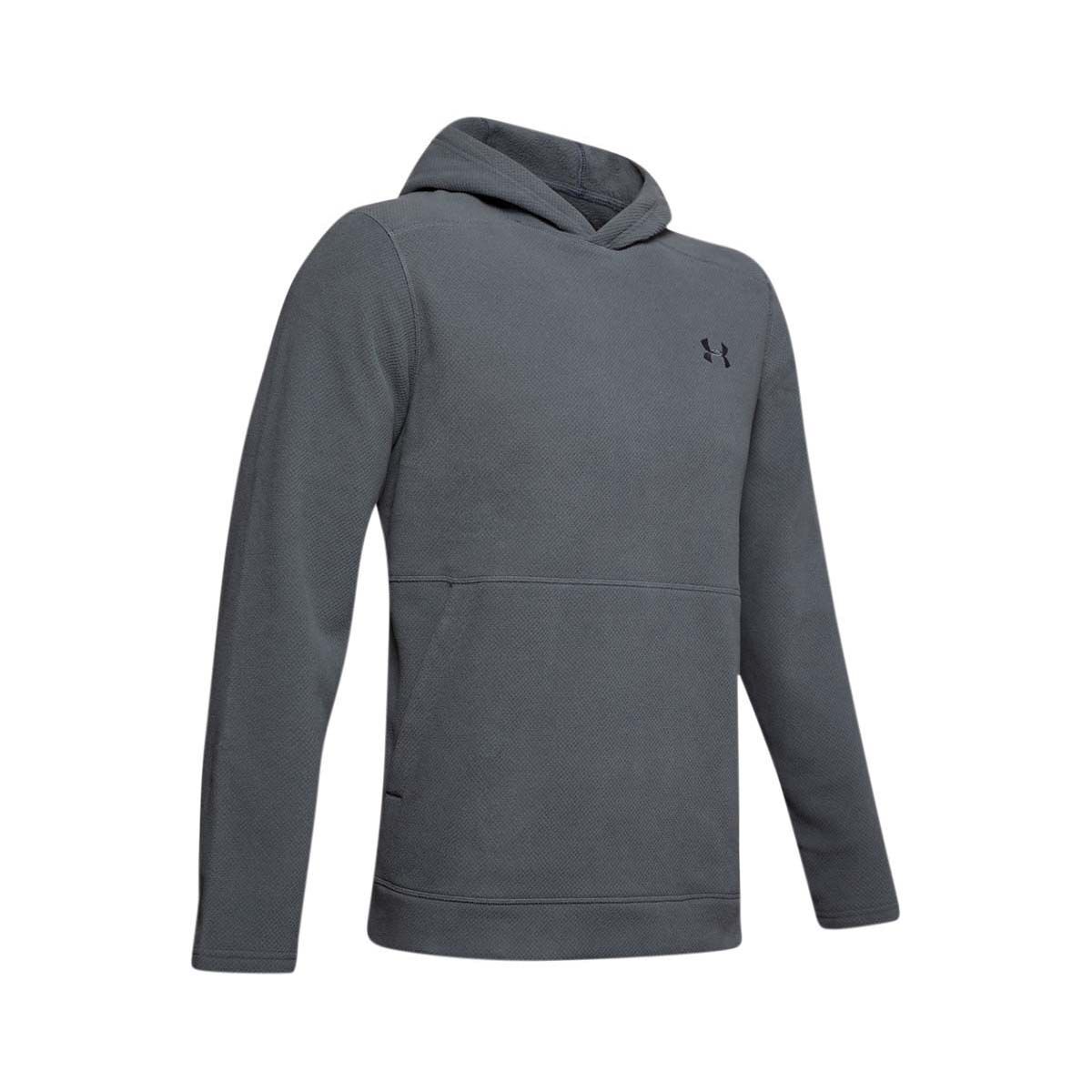 grey under armour hoodie mens