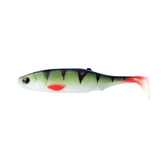 Biwaa Submission Shad 4 Pack Soft Plastic Lure 4in Gold Perch, Gold Perch, bcf_hi-res